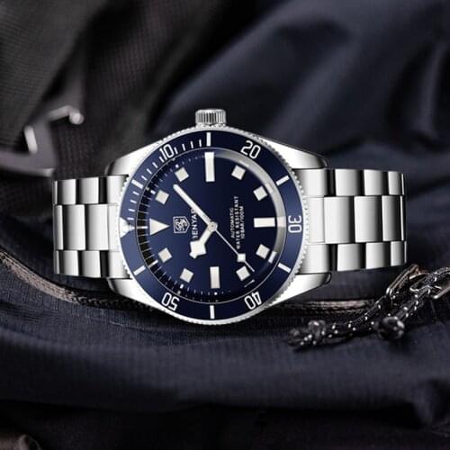 BENYAR 2021 New Mechanical Watch Luxury Brand Sports Business Mens Mechanical Automatic Waterproof Luminous watchмужские часы