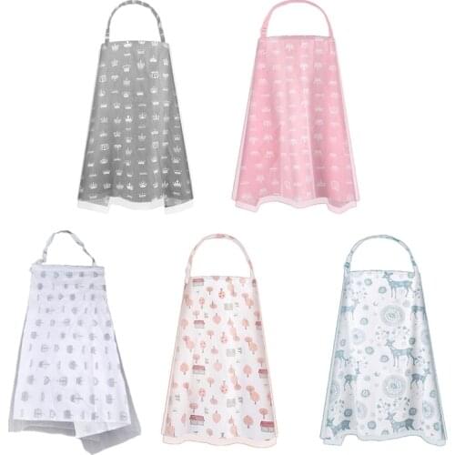 Breastfeeding Nursing Cover Adjustable Breathable Double Layer Privacy Feeding Apron