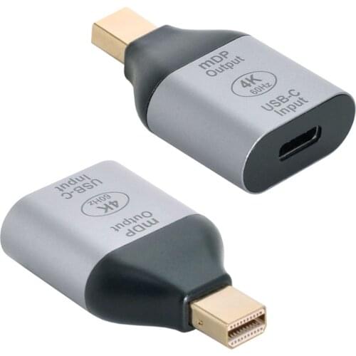 ChenYang CY Type C USB C USB 3.1 Female Source to Mini Displayport Sink HDTV Adapter 4K 60hz 1080P for Tablet & Phone & Laptop