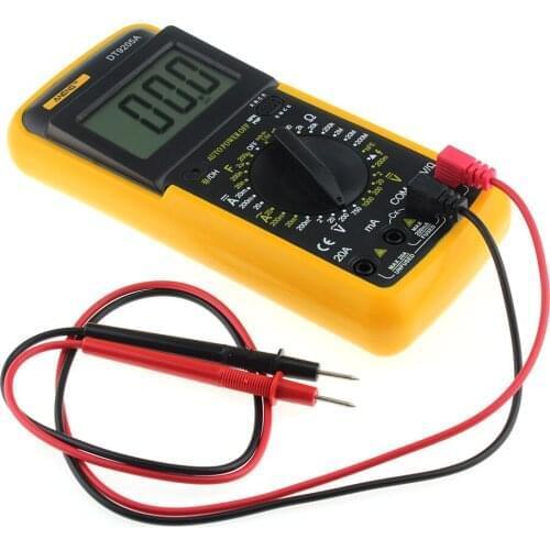 100pcs DT9205A LCD Digital Multimeters AC/DC Ammeter Voltmeter Voltage Ammeter Multi Tester kitchen tool
