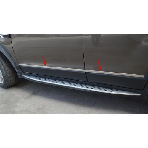 For Chevrolet CAPTIVA 2008-2017 stainless steel bodywork decorative strip anti-scratch protection car accessories