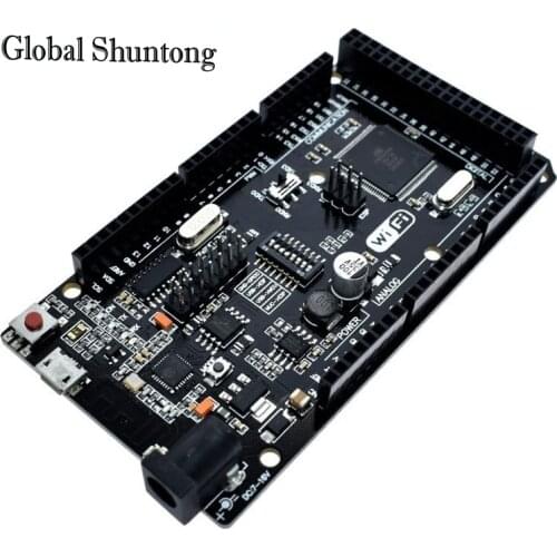 Mega2560 + WiFi R3 ATmega2560+ESP8266 32Mb memory USB-TTL CH340G. Compatible for Arduino Mega NodeMCU For WeMos ESP8266