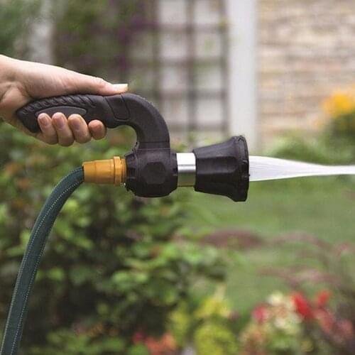 Mighty Power Hose Blaster FiremanS Nozzle Lawn Garden Super Powerful Home Original Car Washing by BulbHead Wash Water Your Lawn