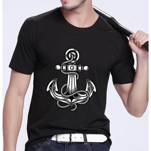 Men T-Shirt New Gothic Style Skull Pattern Series Tops Summer High Quality Black Print Commute Male Short Sleeve Tee Clothes