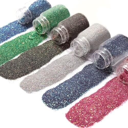 N7MF 12 Colors Flash Glitter Glow Bright Powder Crystal Epoxy Resin Mold DIY Fillings