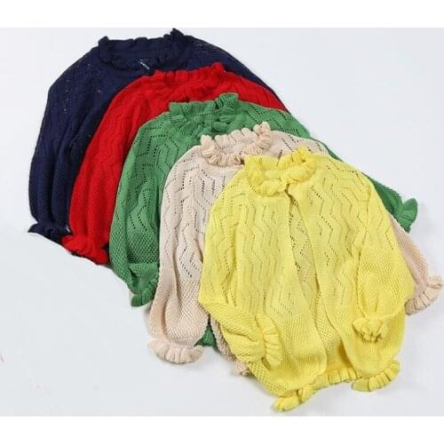 New 2020 Toddler Clothes Girls Cardigan Cotton Knitted Sweater Children Cardigans Outerwear Baby Girl Sweater Kids Coat Jacket