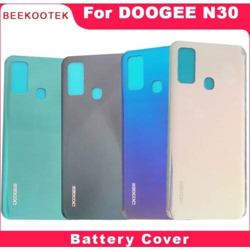 New Doogee N30 Battery Cover Case 6.55”Replacement Glass Hard Replacement Protective Battery Cover Housing For Doogee N30 Phone