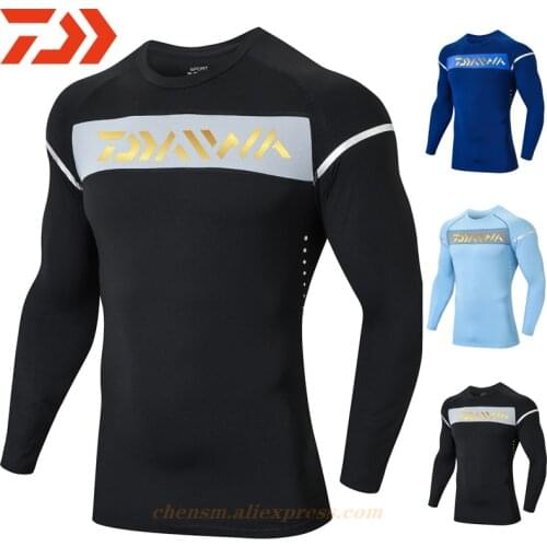 Daiwa Fishing Clothes Anti-UV Outdoor Quick Drying Ventilation Sunscreen Long-sleeved Hiking Cycling Clothing Fishing Shirt