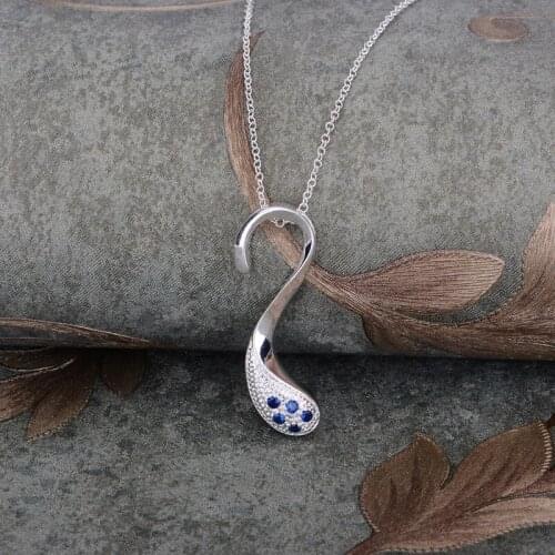 Silver plated Necklace 925 jewelry silver Pandant Fashion Jewelry LHAXFNHT