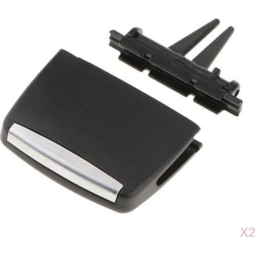 2pcs Rear A/C Air Vent Outlet Tab Clip Repair Kit, Rear Fresh Air Grille Clips Fit for BMW X5 E70 2006-2012