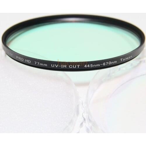 25 27 28 30 30.5 37 40.5 43 46 49 52 77 mm 445nm-670nm UV-IR Cut Infrared Lens Filter for Canon nikon pentax sony camera