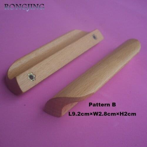 2x Wooden Kitchen Cabinet Drawer Handles Cupboard Wardrobe Sector Handles Closet Cabinet Bars Bedroom Furniture Solid Wood Pulls