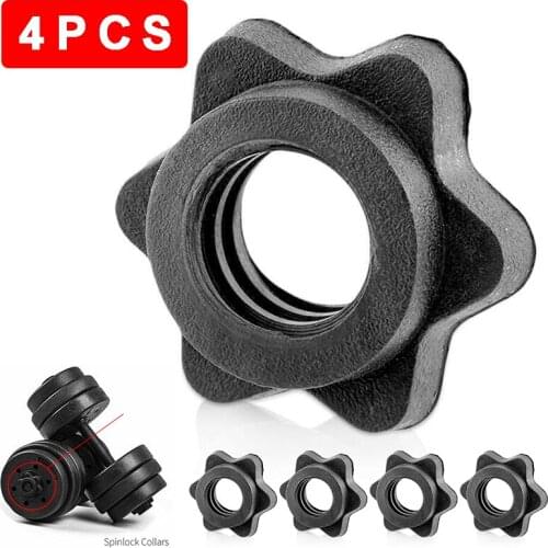 4pcs Dumbbell Spinlock Collars Provide Balance And Stability Dedicated For Dumbbell Bar Screws Fasteners Hardware