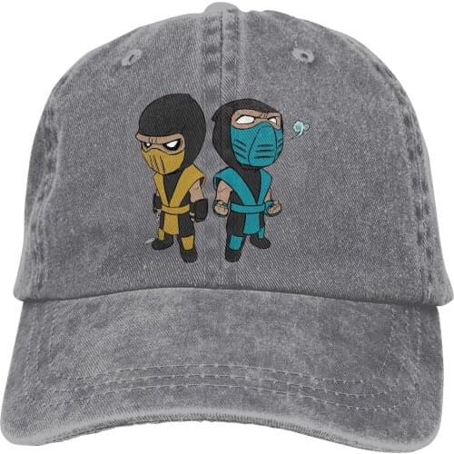 Scorpion & Sub-Zero Baseball Cap Men Mortal Kombat Caps colors Women Summer Snapback Caps
