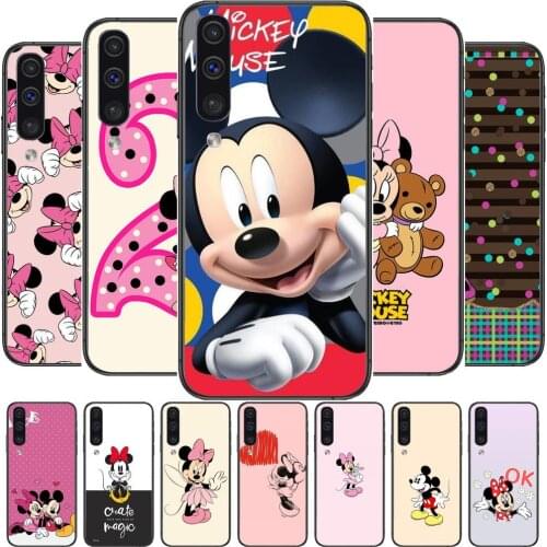 Pink Red Minnie Mouse Phone cover hull For SamSung Galaxy S8 S9 S10E S20 S21 S5 S30 Plus S20 fe 5G Lite Ultra black soft case