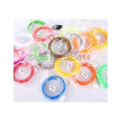 By dhl or ems 20sets 1.75MM PLA Filament Materials For 3D Printing Pen Threads Plastic Printer Consumables DIY Gifts