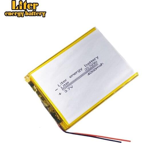 4000mAh 3.7V 357090 polymer lithium ion Battery Replacement Battery For MP5 DVD GPS Camera Tablet E-book Electric Toy
