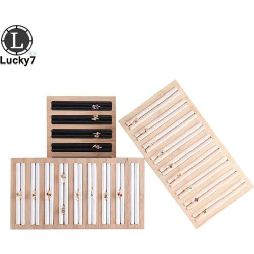 9 Trips of Bamboo Wooden Earrings Ring Tray Display Tray Hundreds of Ring Trays Earrings Jewelry Display Props For Counter