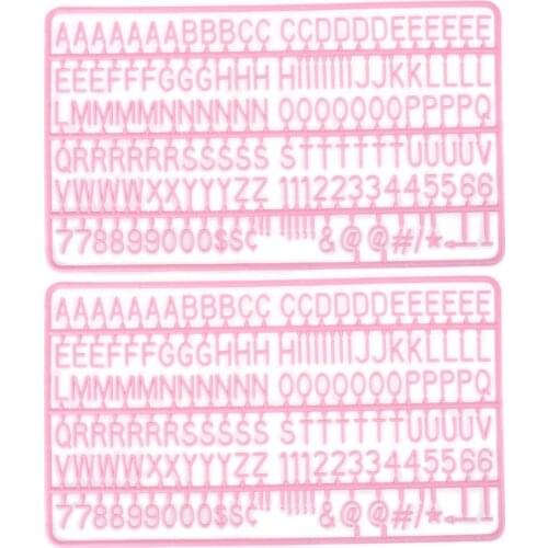 M17F 3/4 Inch Letters for Flet Letter Boards 300 Pieces Including Letters Numbers & Symbols for Changeable Plastic Message