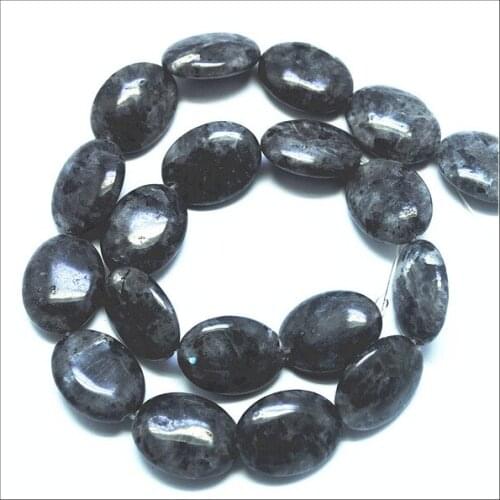Nature Chinese Labradorite gem stone hot semi precious stone beads accessories oval shape 13x18mm 15x20mm spacer beads jewelry