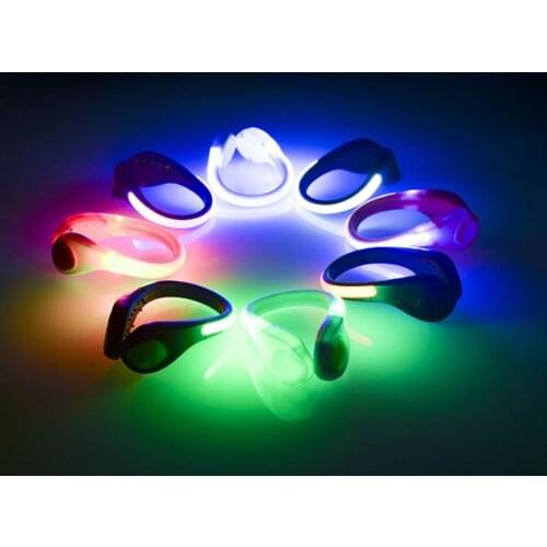 Night Walking Running Light Cycling Warning Lamp Luminous LED Shoe Clip Light Jogging Safety Bright Lights Fashion Prop