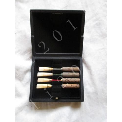 New 1 pcs oboe reed case hold 6 pcs reeds, PU leather