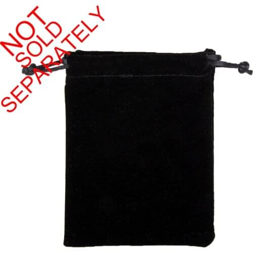 Gift Bag Black Velvet Pouches Bags Drawstring Without Logo 10*12cm for Jewelry Packaging