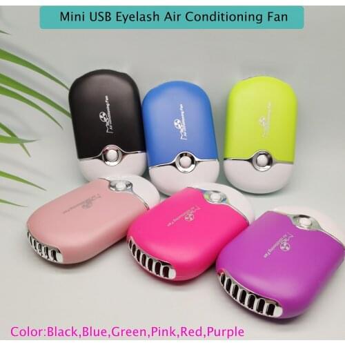 Portable USB Mini Fan Eyelash Conditioning Fan Dryer Air Blower Glue Fast Dry False Eye Lash Extension Mascara Dryer For Makeup