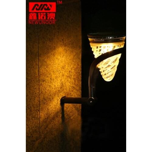 2pack16LED Solar Garden Lights Outdoor Solar Powered hand Lamp Waterproof Led wall Light 3 in1 for Pathway Patio Yard Lawn Decor