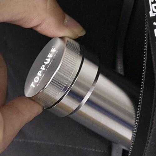 TOPPUFF Aluminum Tobacco Herb Grinder With Storage Container One To More Kit Metal Grinder and Stash Jar Smoke Accessory
