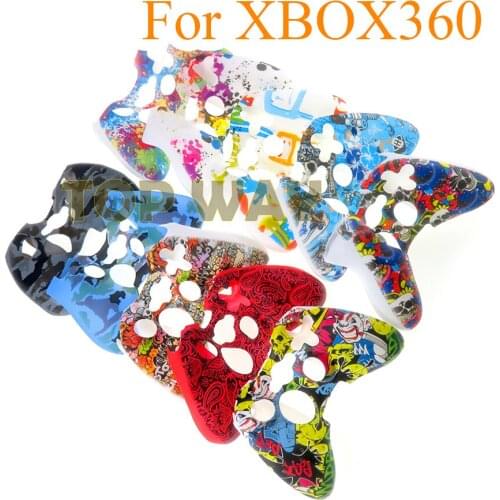 10PCS For Microsoft Xbox 360 Wired / Wireless Controller Silicone Rubber Protective Case Cover Skin Game Accessories