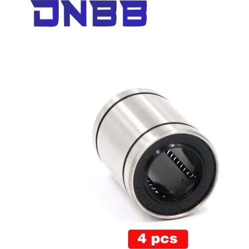 4PCS LM12UU LM16UU LM20UU LM25U LM30UU LM35UU LM4UULinear Bushing CNC Linear Bearings for Rods Liner Rail Linear Shaft