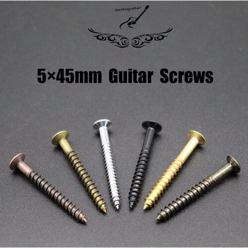 50/100 Pcs Electric Guitar Screws Guitar mounting Screws for Guitar Accessories Guitar parts