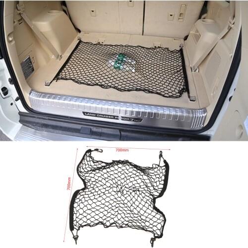 70*70cm 40*25cm Universal Car Seat Back Storage Mesh Net Rear Cargo Trunk Storage Organizer Luggage Swing Mesh Nets Holder