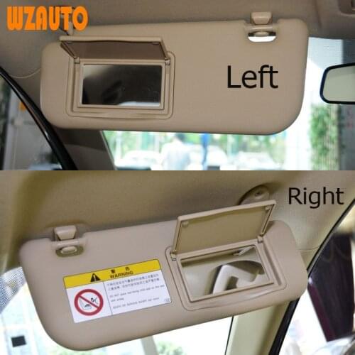 Car Accessories Interior Sunvisor With Mirror Front Windscreen Antidazzle Sun Shade Sunshield For Toyota Corolla 2014- 2017