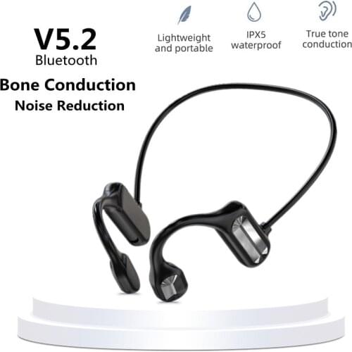 Roreta New Bone Conduction Earphone Wireless Bluetooth-compatible Headphones Sports Stereo Headset For Xiaomi Iphone phone