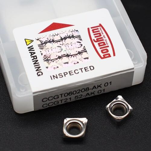 CCGT060202 CCGT060204 AK 01 CCGT060208 Aluminum Turning Tool Carbide insert Internal cnc lathe tools