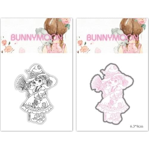 CH New Arrival 2021 Little witch Metal Cutting Dies and stamp For Scrapbooking Practice Hands-on DIY Album Decor Card Craft Dies