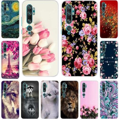 Case For Xiaomi Mi Note 10 Pro TPU Phone Cover Fashion Painting Soft Silicone Back Case For Xiaomi Mi CC9 Pro Note 10 10Pro Case