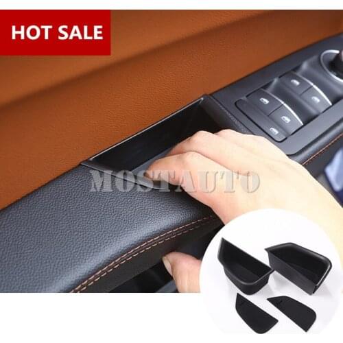 For Alfa Romeo Giulia Interior Front Door Side Storage Box Holder2017-2019 2pcs Car Accessories Interior Car Decor Car Trim