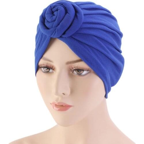 Women Doughnut Hood Hat Ball Cap Chemotherapy Cap Knot Cap Indian Cap