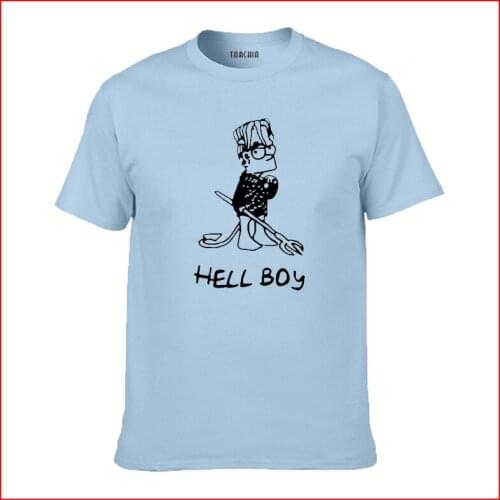 TARCHIA T-Shirts Printed Male Plus T Shirt Men Tee Shirt Top Tee 2021 Hell Boy Fashion Boy Brand T Homme Summer Short Sleeve