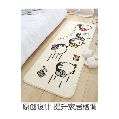 Chinese Style Cartoon Lovely Sitting Room Carpet Sofa Tea Table Rectangle Soft Ground Mat