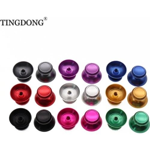 3D Thumbstick Cap Aluminum Alloy Metallic Metal Analogue Universal Analog Joystick Stick Module For PS4 Xbox One Controlle
