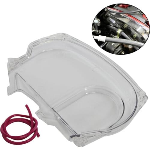 Clear Cam Timing Belt Cover For Mitsubishi Lancer Evolution EVO 9 IX Mivec 4G63