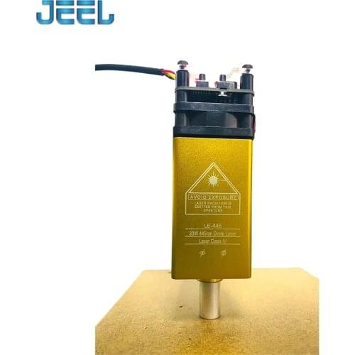 450nm 30w Fixed Focus Laser Module Blue Light High Power DIY Laser Engraving Machine Accessories Wooden Cutting