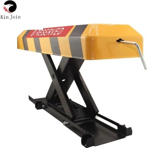 X type 2 remote control Folding Fold Down Security Parking lock barrier bollard Post With Lock & Bolts(NO BATTERY INCLUDED)