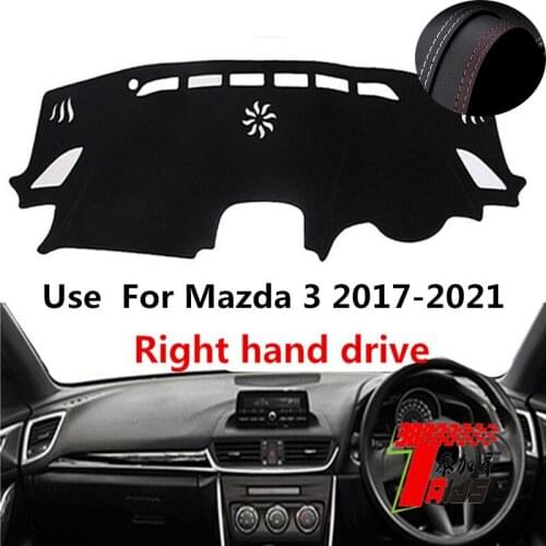 TAIJS Factory New Design New Arrival protective Leather Car Dashboard Cover For Mazda 3 2017 2018 2019 202021 Right hand drive
