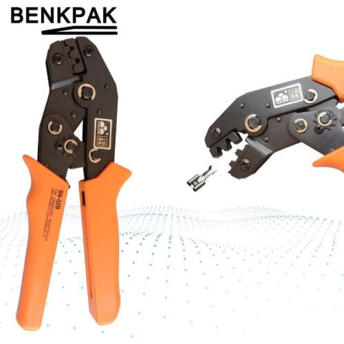 SN-02B 0.5-2.5mm2 Cable Locking Crimping Tools Terminal Ratcheting Crimper multitools Pliers