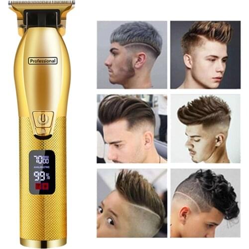 Professional Electric Hair Clipper for Men Rechargeable Shaver Beard Trimmer Cutting Machine Barber Hair Cut Hairdressing Tool